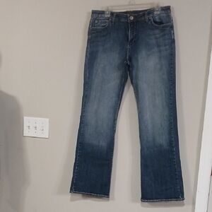 Denim Blue Straight Leg Women's Jeans